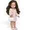 MBD Doll Clothes Tweed Dress Outfit with Purse & Shoes – Fits 18 Inch Dolls Including Kennedy and Friends – Classic Pink Bouclé Set